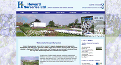 Desktop Screenshot of howardnurseries.co.uk